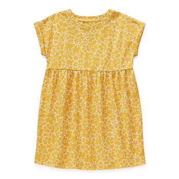 Okie Dokie Toddler Girls Short Sleeve A-Line Dress