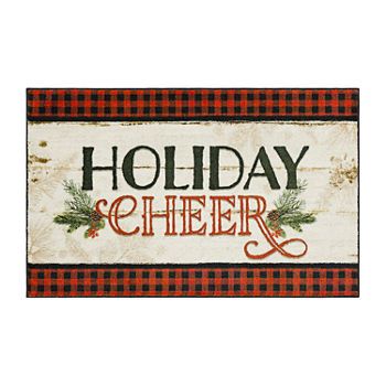 Mohawk Home Holiday Cheer Coir Rectangular Indoor Outdoor Doormat