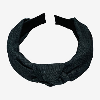 a.n.a Grey Denim Knotted Headband
