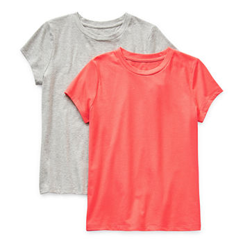 Thereabouts Little & Big Girls 2-pc. Round Neck Short Sleeve T-Shirt