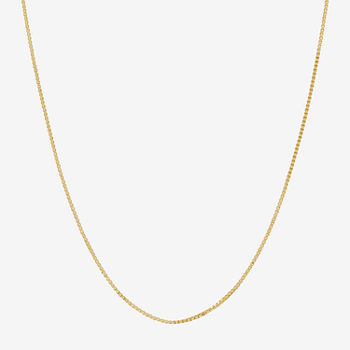 Made in Italy 14K Gold .75mm Box Chain Necklace