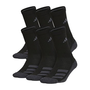 adidas Big Boys 6 Pair Crew Socks