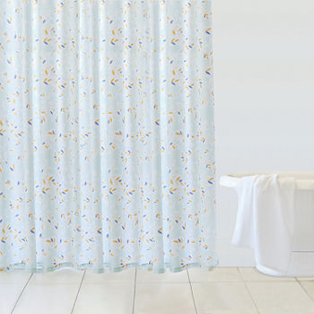 Home Expressions Retro Leaf Shower Curtain