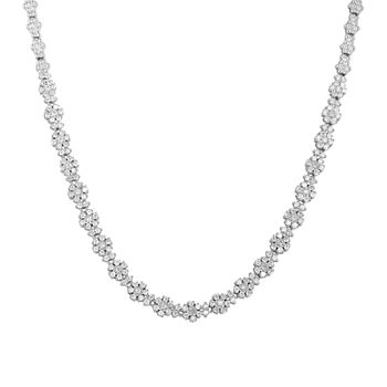 LIMITED QUANTITIES 3 CT. T.W. Diamond 10K White Gold Necklace