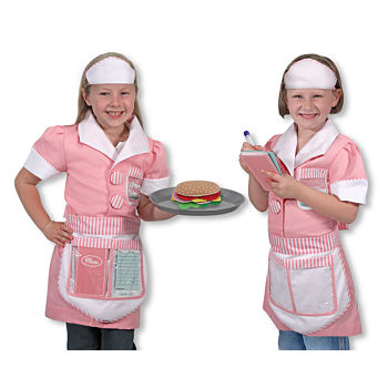 Melissa & Doug Waitress Role Play Girls Costume