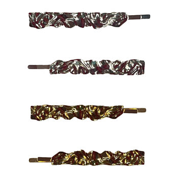a.n.a Gold & Silver Tone Textured 4-pc. Bobby Pin