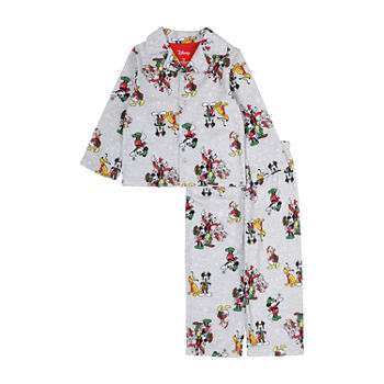 Disney Collection Disney Toddler Boys 2-pc. Mickey and Friends Pajama Set