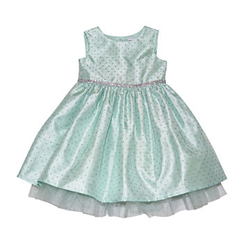 Blueberi Boulevard Baby Girls Sleeveless A-Line Dress