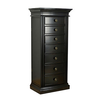 Hives And Honey Landry Black Jewelry Armoire