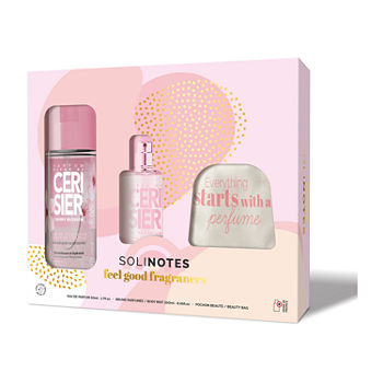 Solinotes Cherry Blossom Eau De Parfum 3 Pc Gift Set ($32 Value)