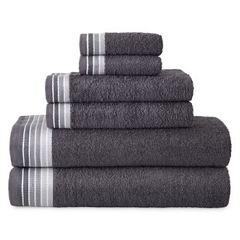 Home Expressions™ Ombre Stripe Bath Towels