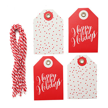 Gartner Studios 16 Count Dot Gift Tags with String