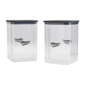 Mason Craft And More 4pc Stackable Food Storage 4-pc. Canister