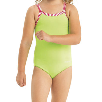 Dolfin Solid 1-Piece Toddler Girls One Piece Swimsuit