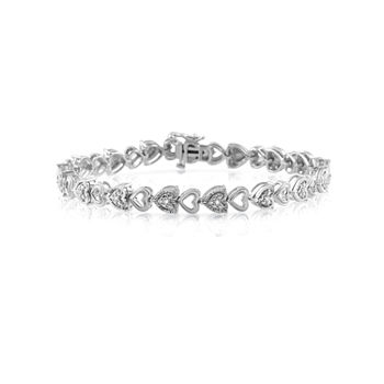 7.5 Inch 1/10 CT. T.W. White Diamond Link Bracelet