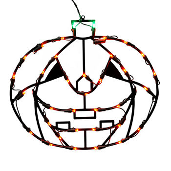 Vickerman 16" Pumpkin Wire Silhouette with 35 LED Lights
