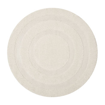 Safavieh Shag Collection Smith Solid Round Area Rug