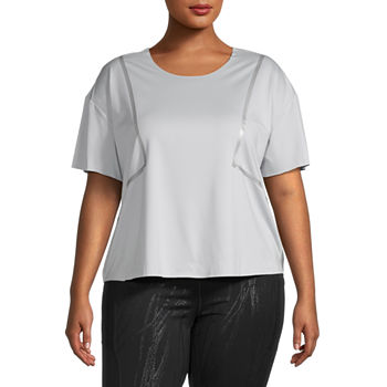 Sports Illustrated Womens Round Neck Short Sleeve T-Shirt Plus