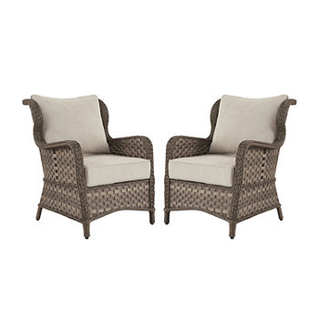 Signature Design by Ashley® Clear Ridge  Patio Accent Chairs - Set of 2