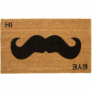 Mustache Rectangular Doormat - 18"X30"