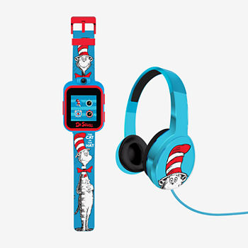 Playzoom Dr. Seuss Unisex Digital Blue Smart Watch 900185wh-42-K06
