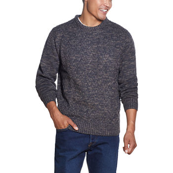 American Threads Crew Neck Long Sleeve Pullover Sweater