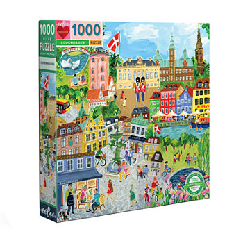 Eeboo Piece And Love Copenhagen 1000 Piece Square Adult Jigsaw Puzzle