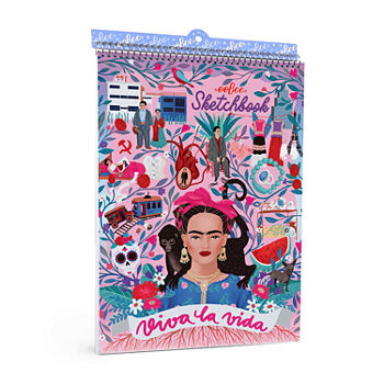 Eeboo Viva La Vida Frida Kahlo Sketchbook 60 Pages