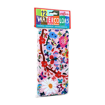 Eeboo Butterflies Watercolor Paint Set 12 Colors