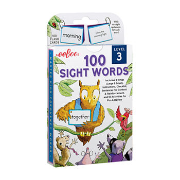 Eeboo 100 Sight Words Level 3 Educational Flash Cards