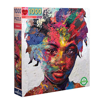 Eeboo Piece And Love Angela 1000 Piece Square Adult Jigsaw Puzzle  23 X 23 When Finished