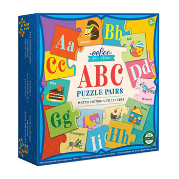 Eeboo Artist'S Puzzle Pair Abc - Pre-Literacy Activity For Memory And Matching