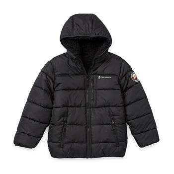 Free Country Reversible Little & Big Boys Hooded Reversible Heavyweight Puffer Jacket