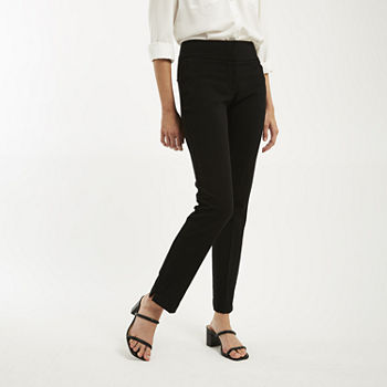 by&by Juniors Womens Straight Fit Cropped Suit Pants