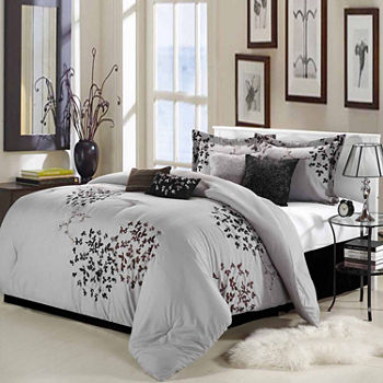 Chic Home Cheila 12-pc. Midweight Embroidered Comforter Set