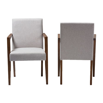 Andrea 2-Piece Dining Arm Chair
