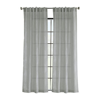 Trenton Light-Filtering Rod Pocket Back Tab Curtain Panel