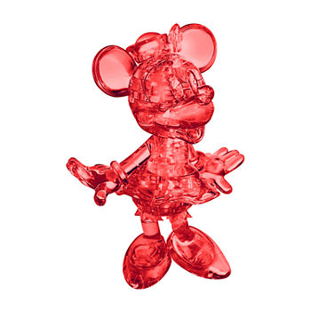 Bepuzzled 3d Crystal Puzzle - Disney Minnie Mouse (Red): 39 Pcs