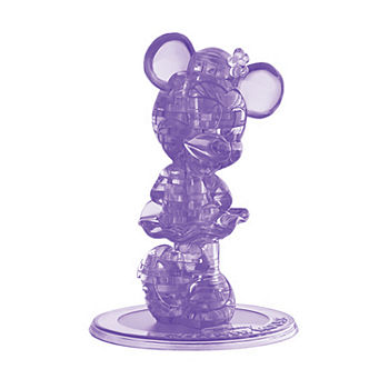 Bepuzzled 3d Crystal Puzzle - Disney Minnie Mouse 2nd Edition: 42 Pcs