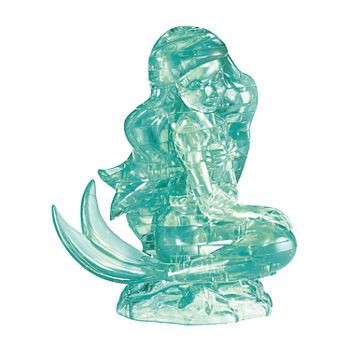 Bepuzzled 3d Crystal Puzzle - Disney Ariel (Light Green): 42 Pcs