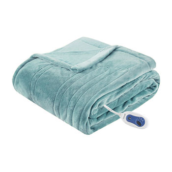 Beautyrest Oversized Heated Midweight Washable Electric Throws - 3 Heat Settings 2hr Auto off