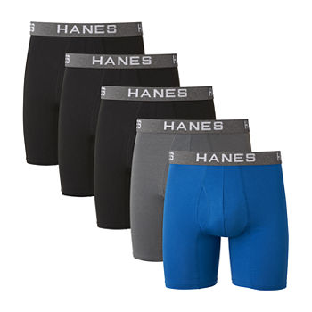 Hanes Ultimate Comfort Flex Fit Mens 4 + 1 Bonus Pack Boxer Briefs
