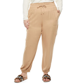 Juicy By Juicy Couture Womens High Rise Jogger Pant Plus