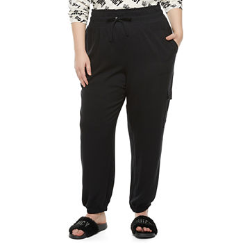 Juicy By Juicy Couture Womens High Rise Jogger Pant Plus