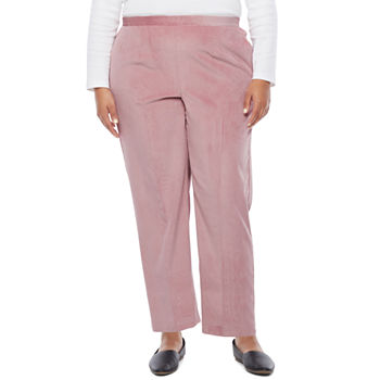 Alfred Dunner Alpine Lodge Womens Straight Corduroy Pant