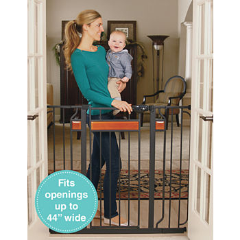 Regalo Home Accents Extra Tall Metal Walk-Through Safety Gate