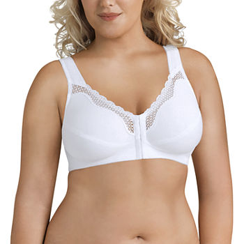 Exquisite Form® Fully Front Close Cotton Posture Bra with Lace  #5100531