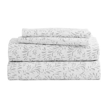 Casual Comfort Premium Ultra Burst of Vines Pattern 4 Piece Bed Sheet Set