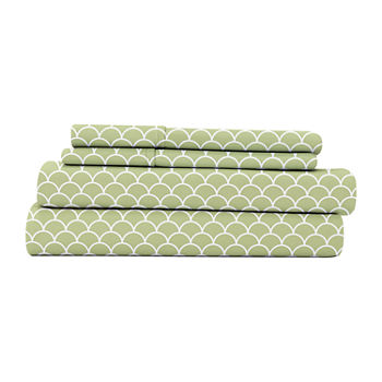 Casual Comfort™ Premium Ultra Soft Scallops Pattern Sheet Set
