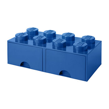 Lego Storage Brick Drawer 8 Bright Blue
